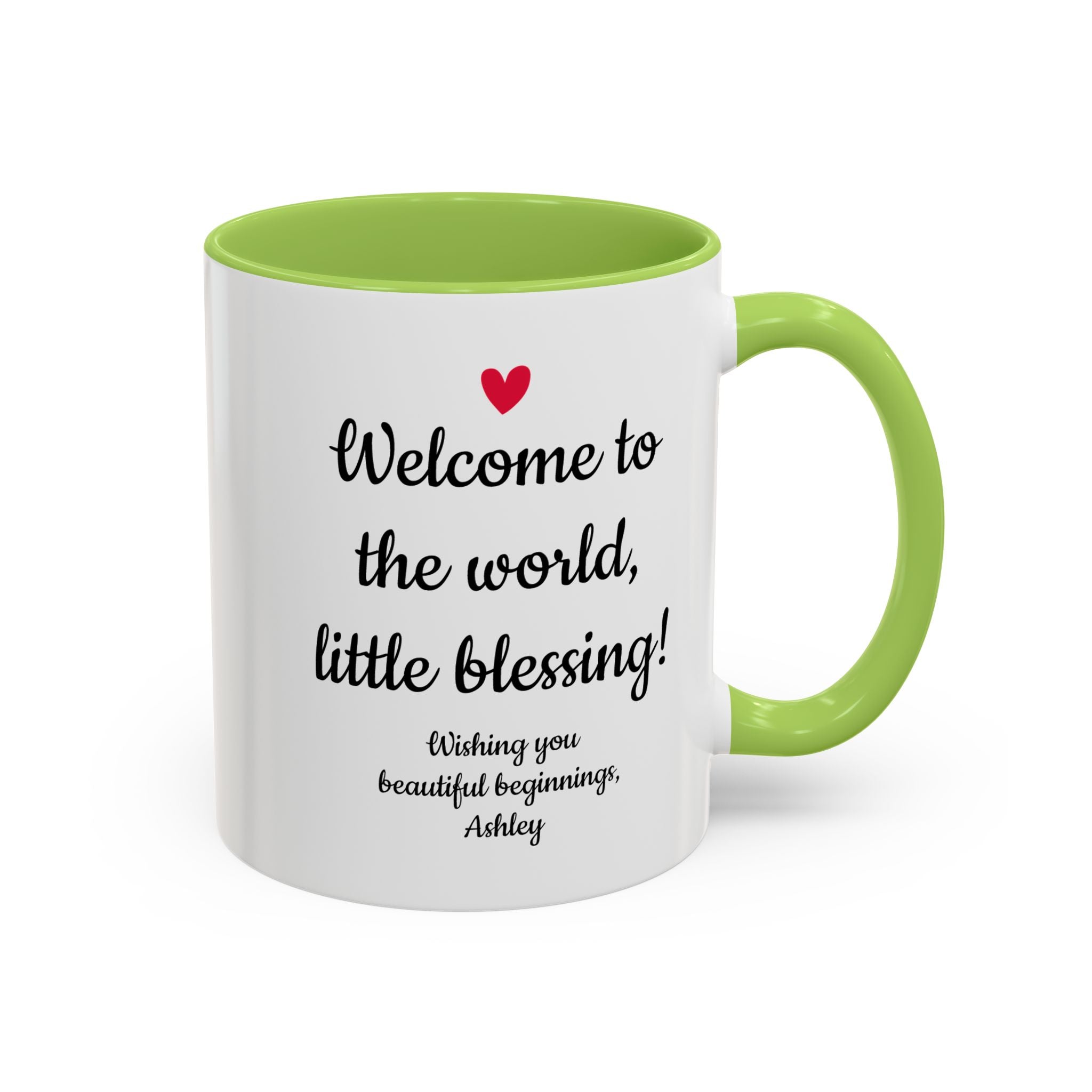 Personalized Newborn Baby Shower Gift Mug