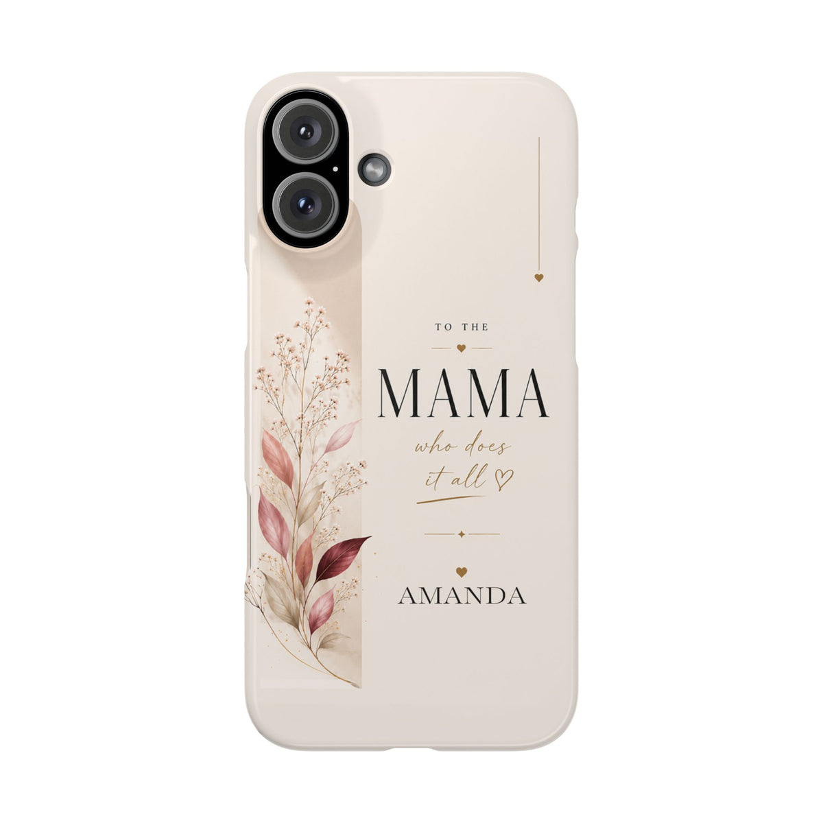 Personalized Mama Phone Case, Floral – view 12
