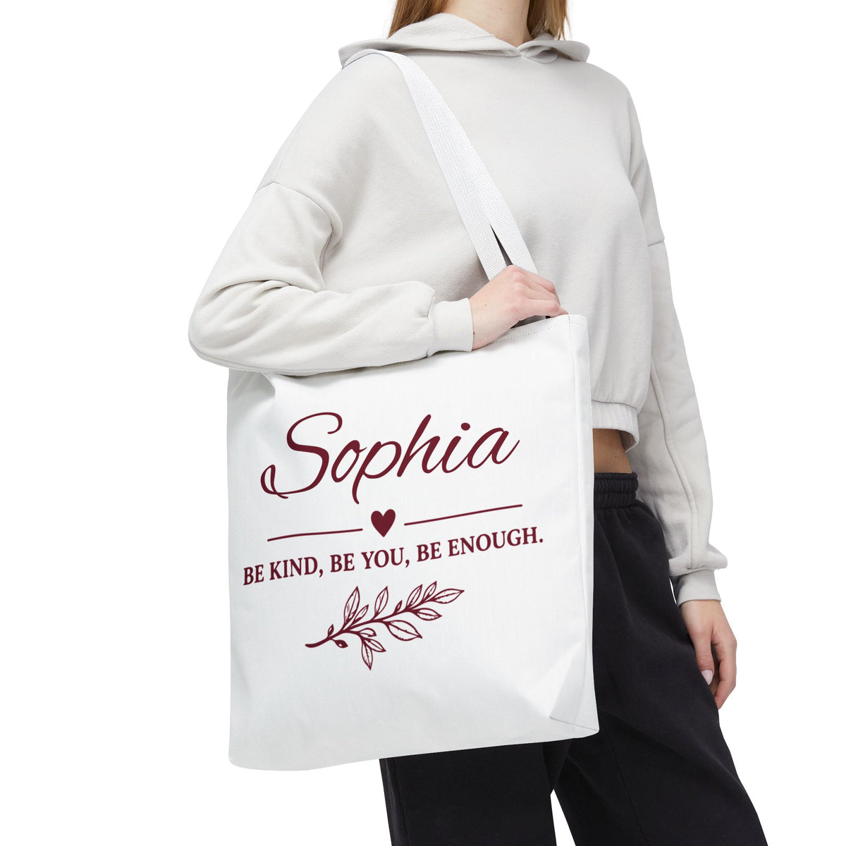 Personalized Name Quote Gift Tote Bag