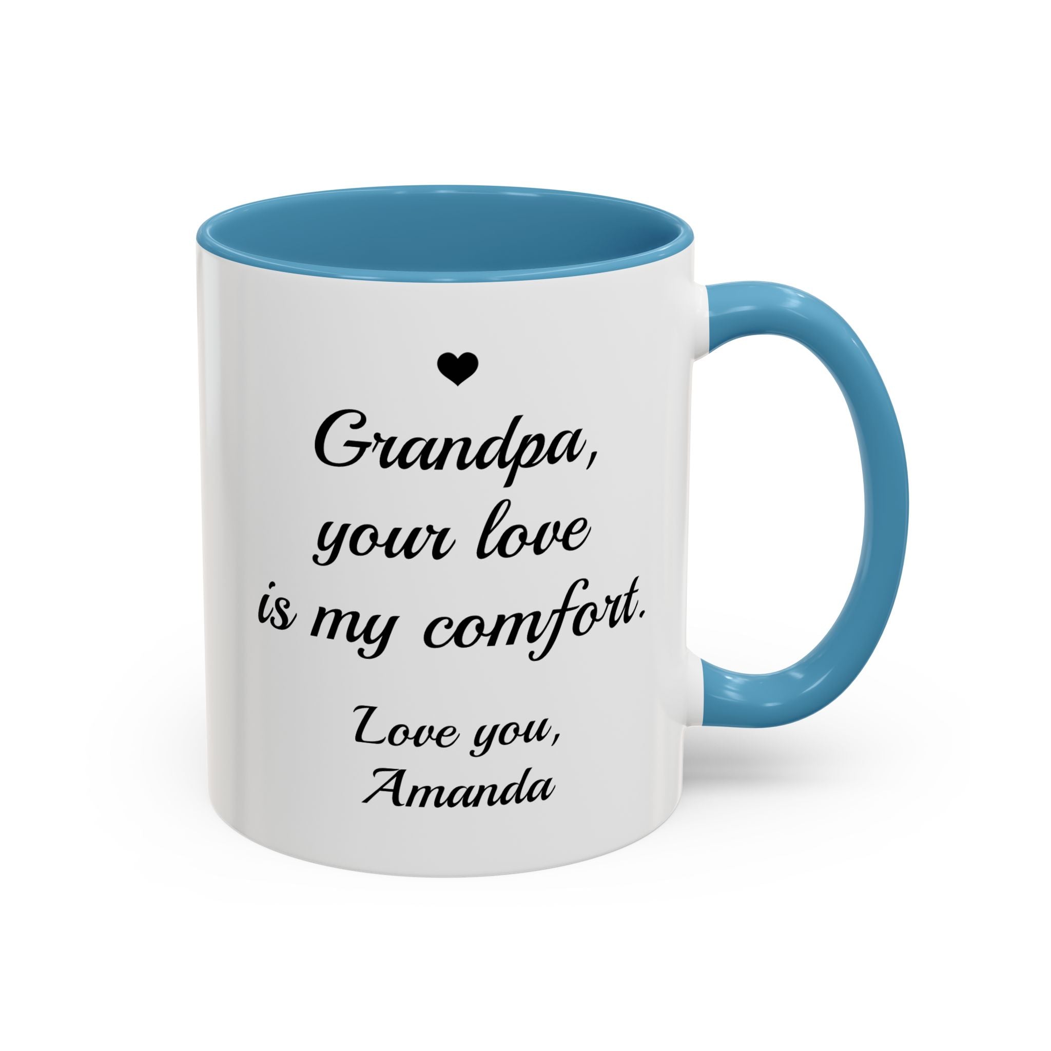 Personalized Grandpa Heartfelt Gift Mug