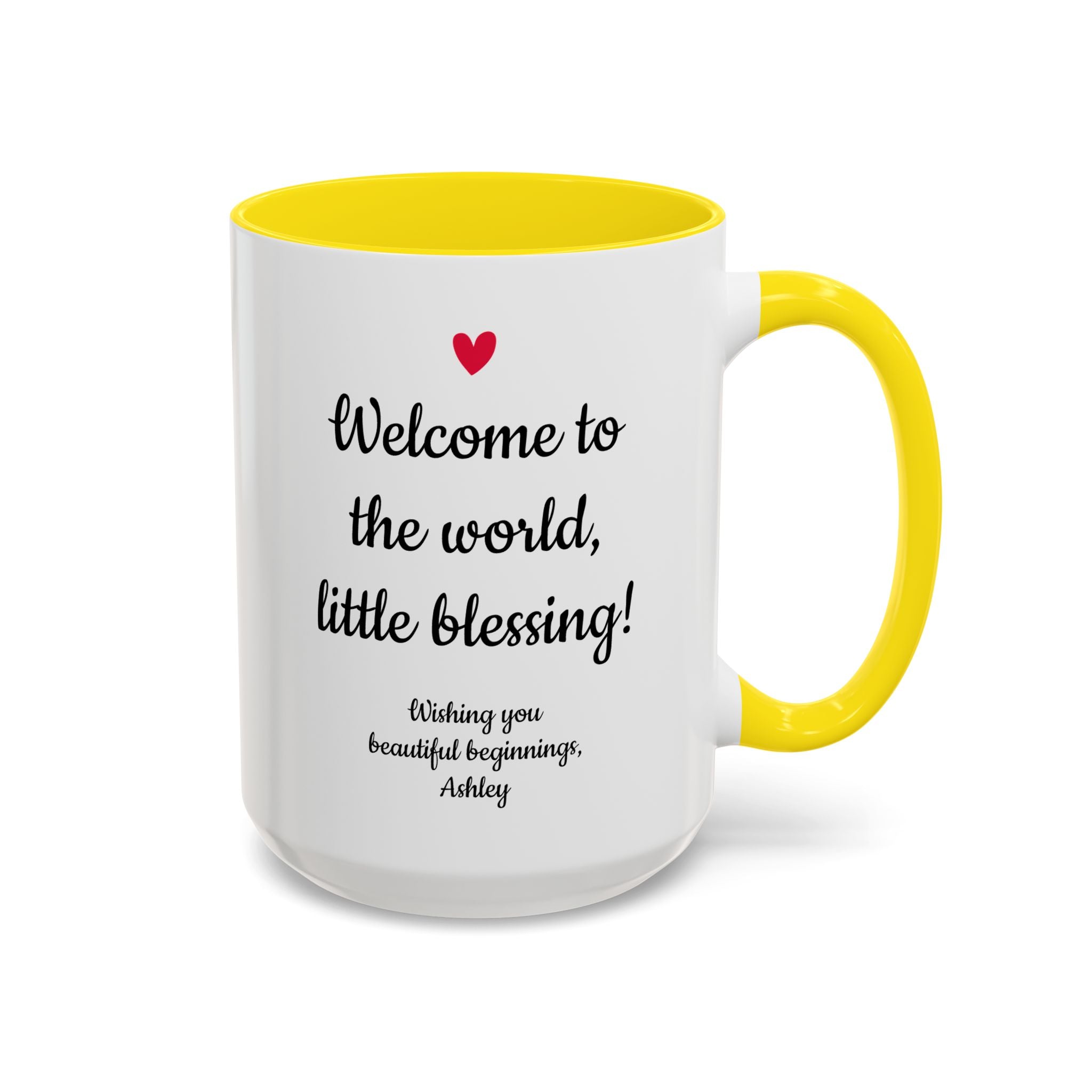 Personalized Newborn Baby Shower Gift Mug