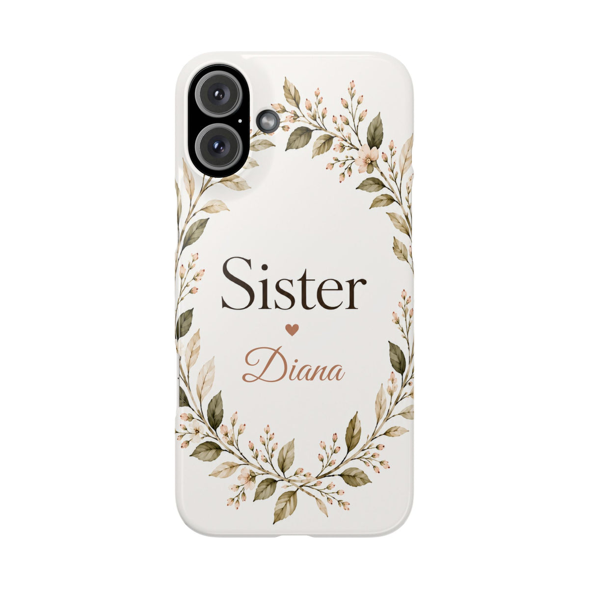 Personalized Sister Phone Case, Floral – view 12