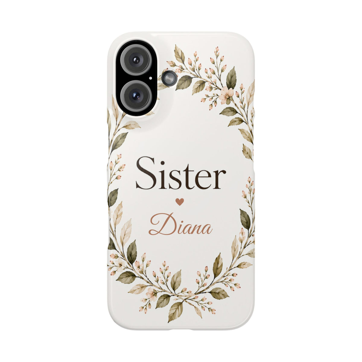 Personalized Sister Phone Case, Floral – view 11
