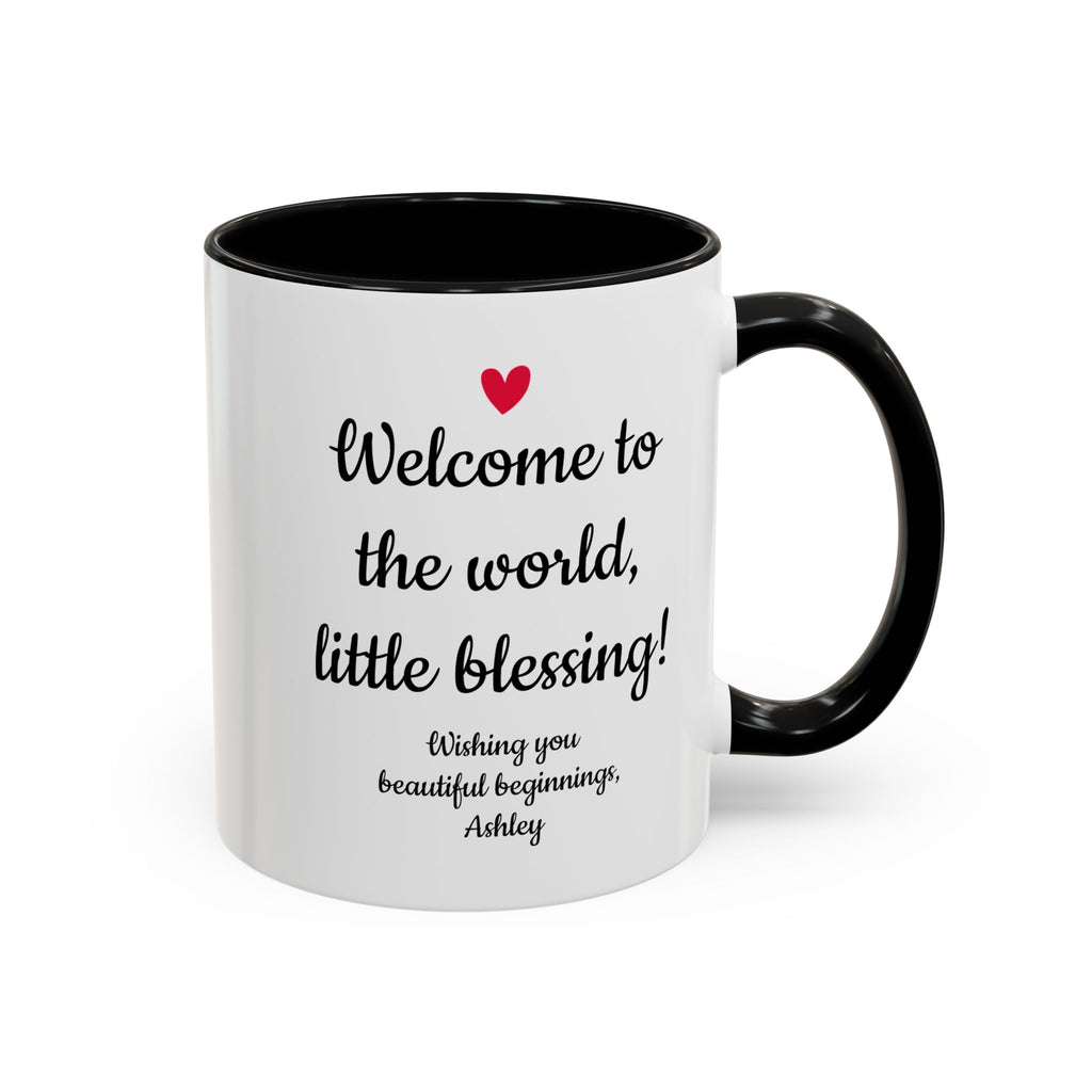 Personalized Newborn Baby Shower Gift Mug