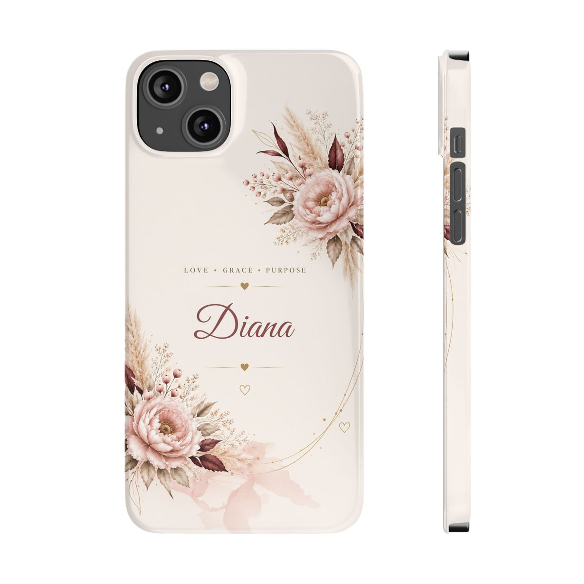 Love Grace Purpose Floral Name Phone Case – view 8