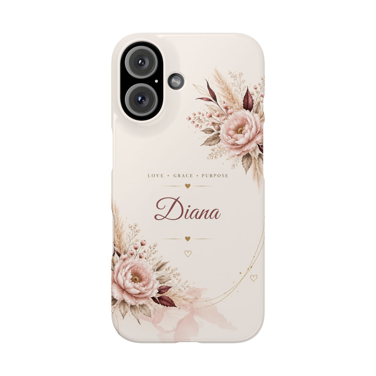 Love Grace Purpose Floral Name Phone Case – view 11