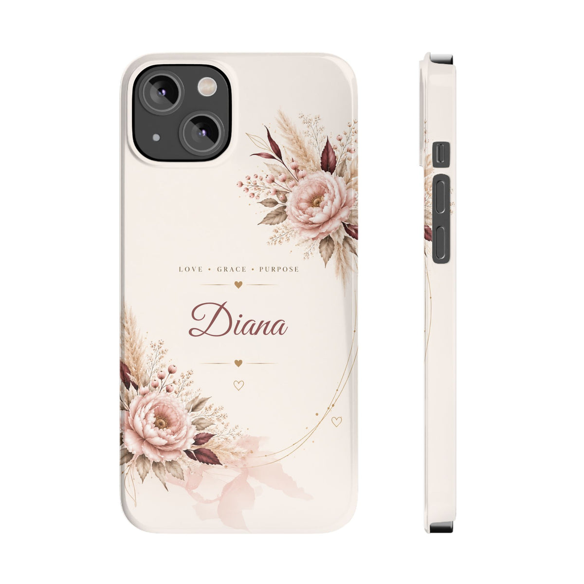 Love Grace Purpose Floral Name Phone Case – view 6