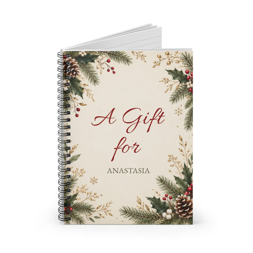 Best Friend Christmas Journal with Name – view 2