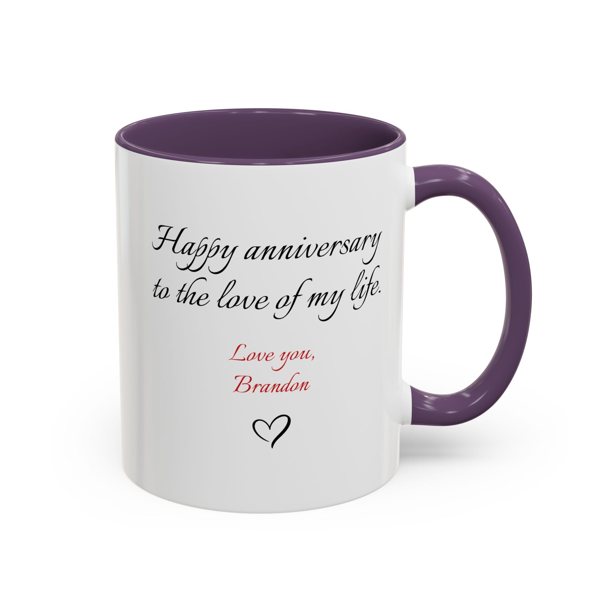Personalized Anniversary Gift Mug