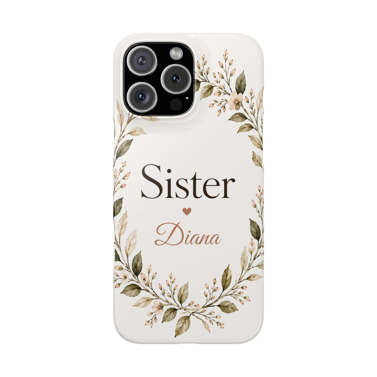 Personalized Sister Phone Case, Floral – view 13