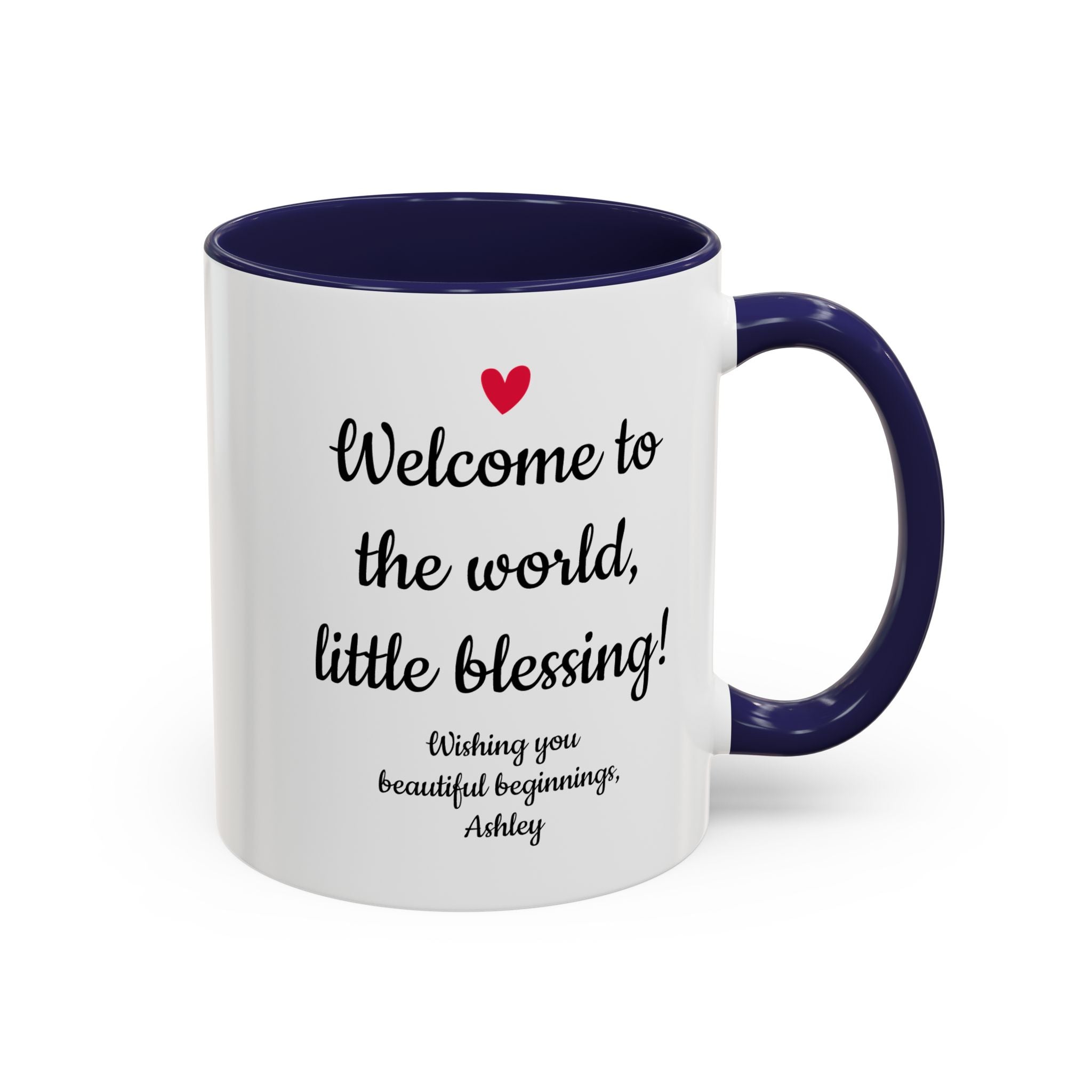 Personalized Newborn Baby Shower Gift Mug