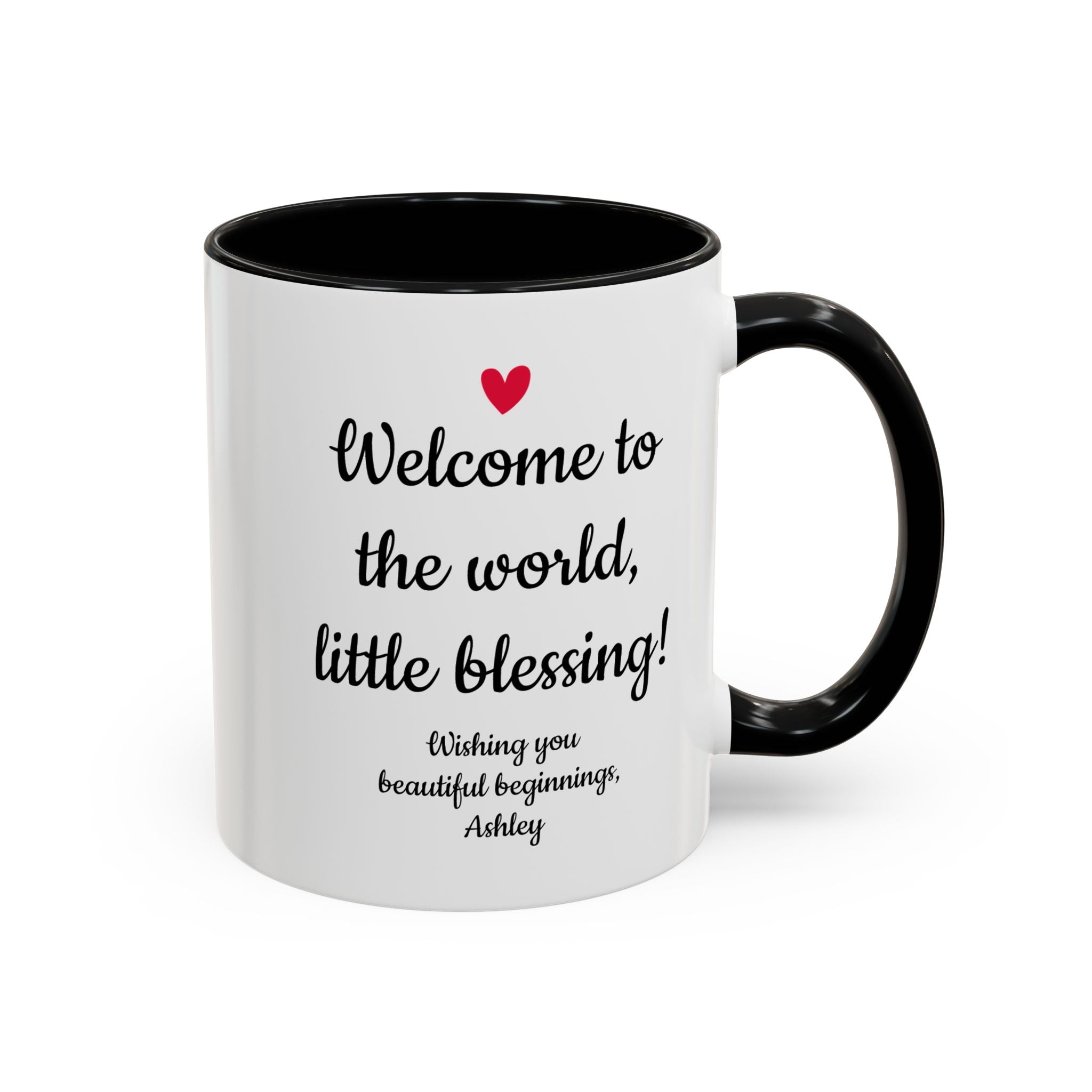 Personalized Newborn Baby Shower Gift Mug