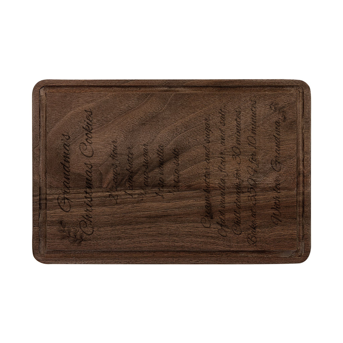 Grandma's Christmas Recipe Cutting Board Personalized
