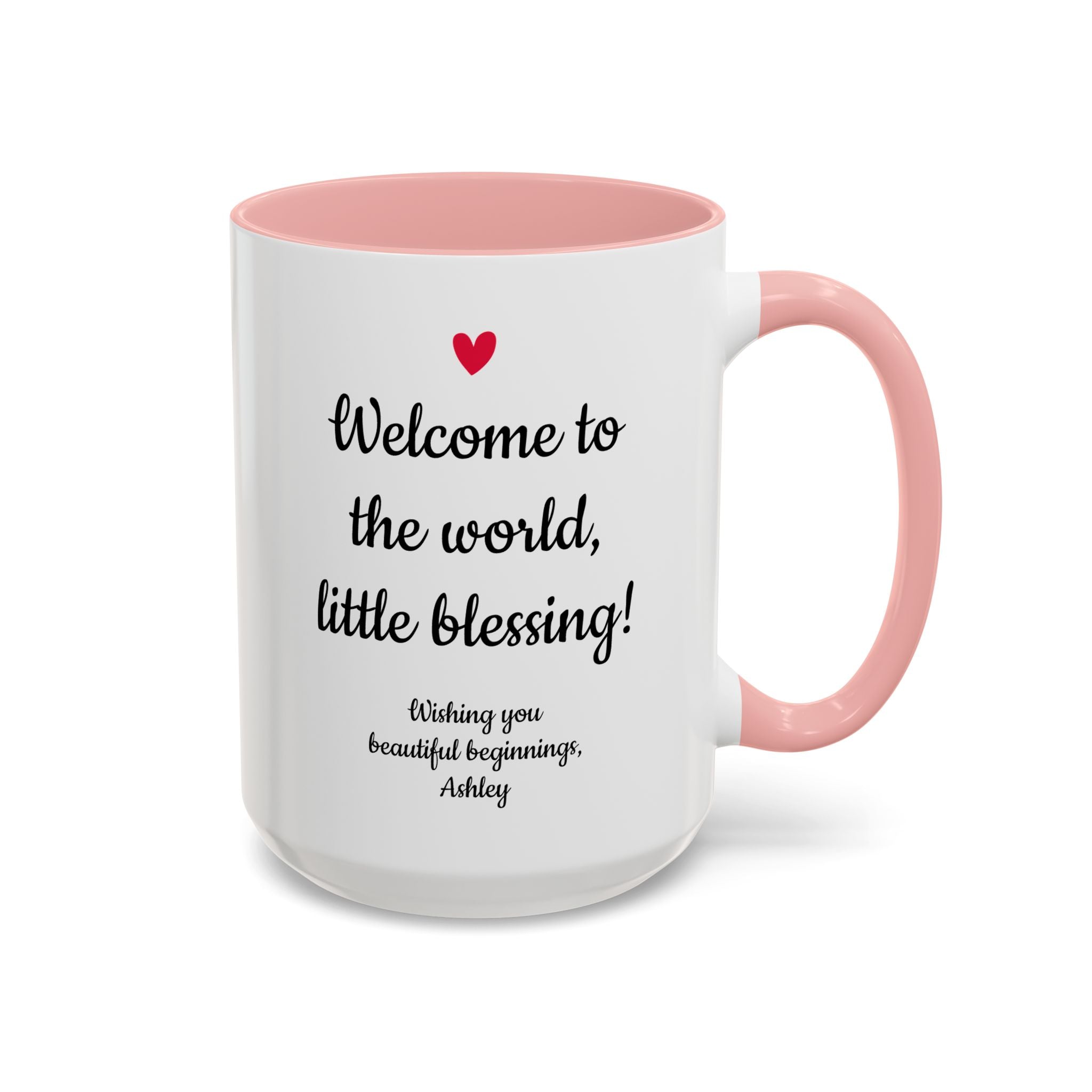 Personalized Newborn Baby Shower Gift Mug