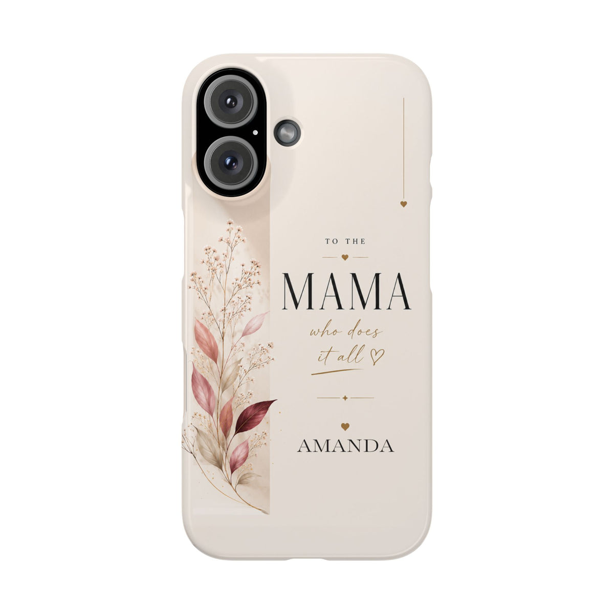 Personalized Mama Phone Case, Floral – view 11