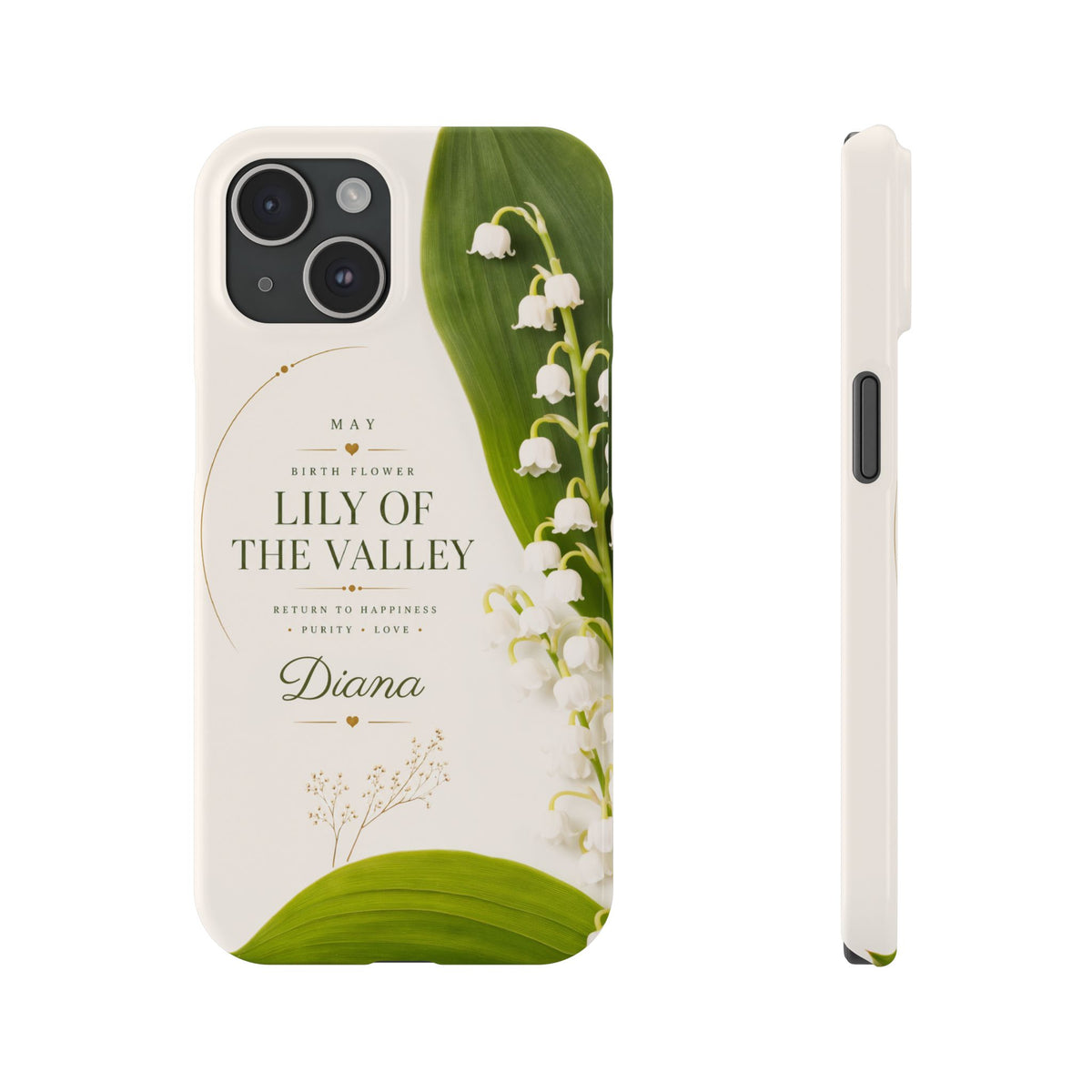 May Birth Flower Phone Case, Lily of Valley – view 9