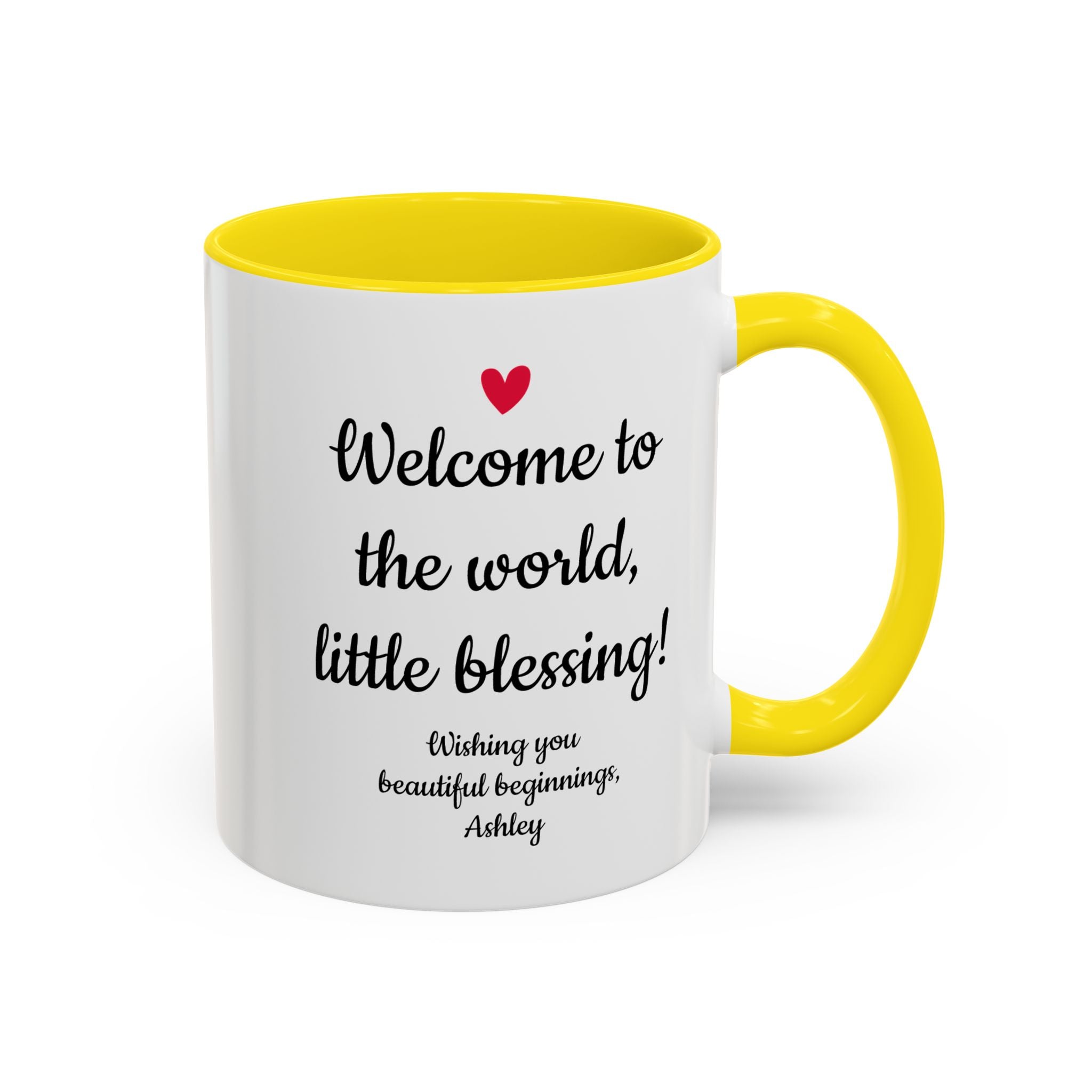 Personalized Newborn Baby Shower Gift Mug