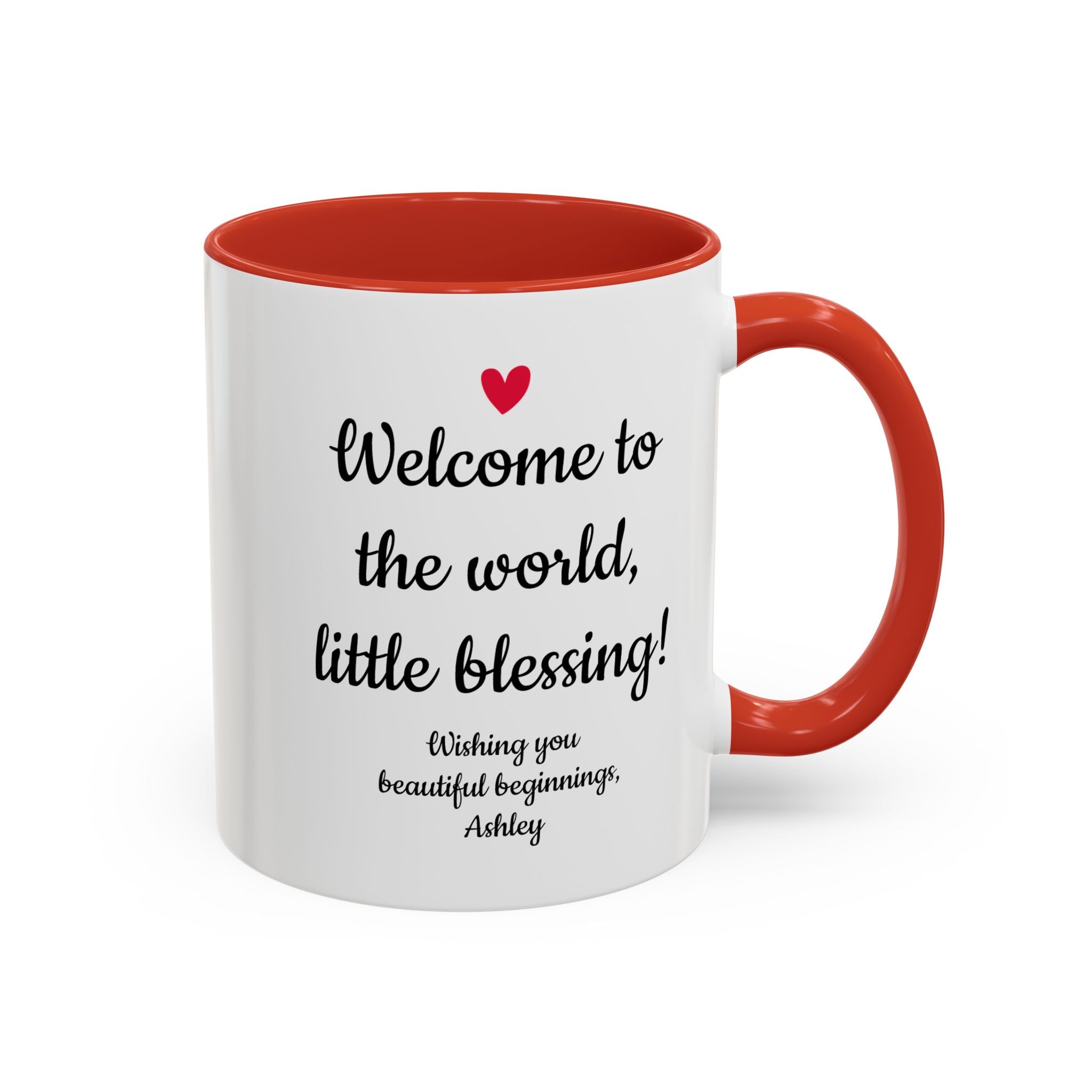 Personalized Newborn Baby Shower Gift Mug