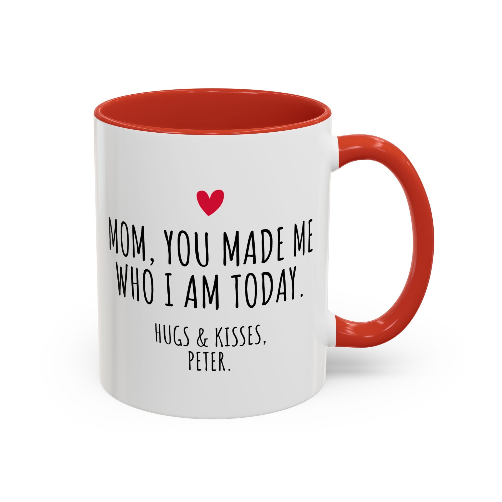Personalized Name Heartfelt Mother's Day Mom Gift Mug