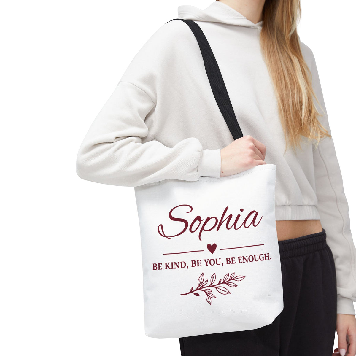 Personalized Name Quote Gift Tote Bag