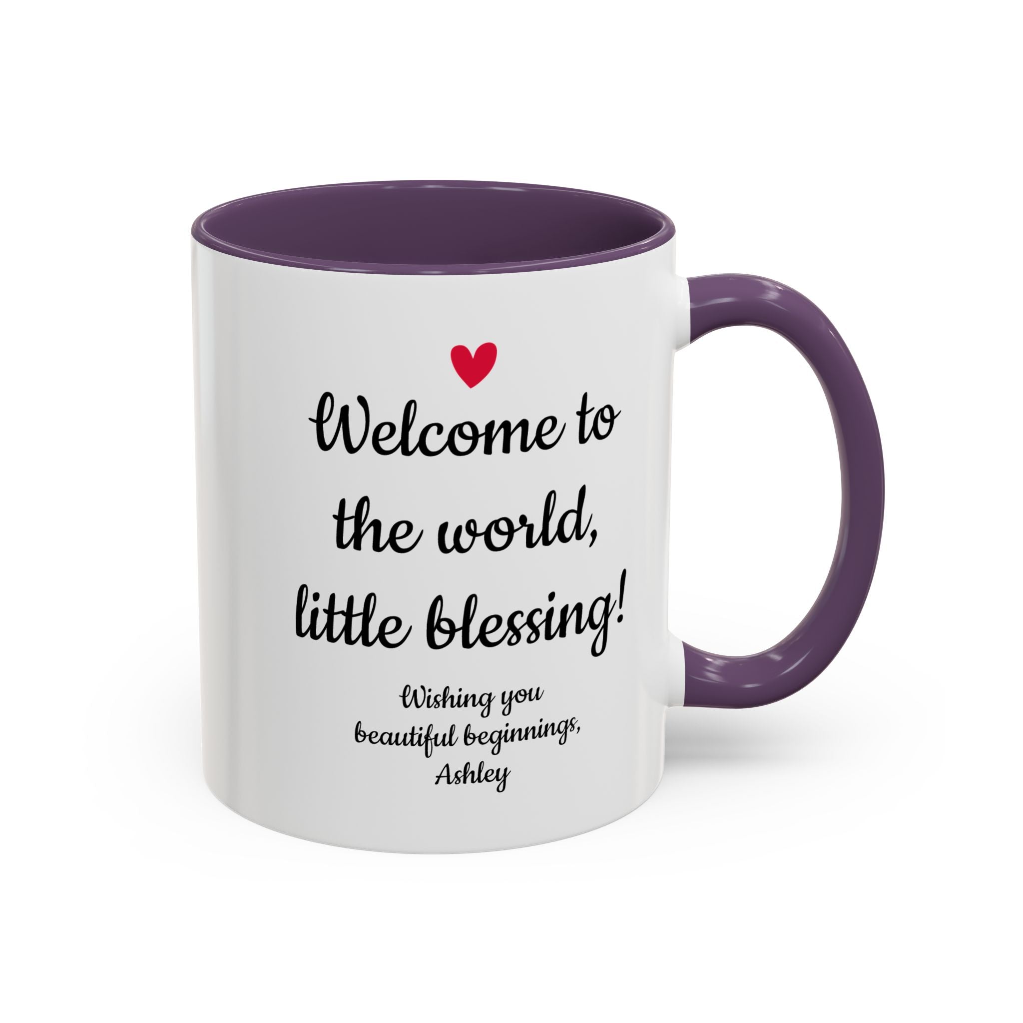 Personalized Newborn Baby Shower Gift Mug