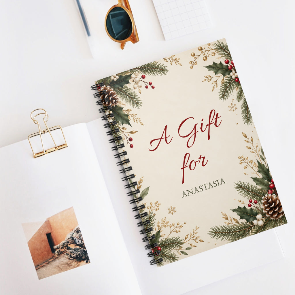 Best Friend Christmas Journal with Name – view 5