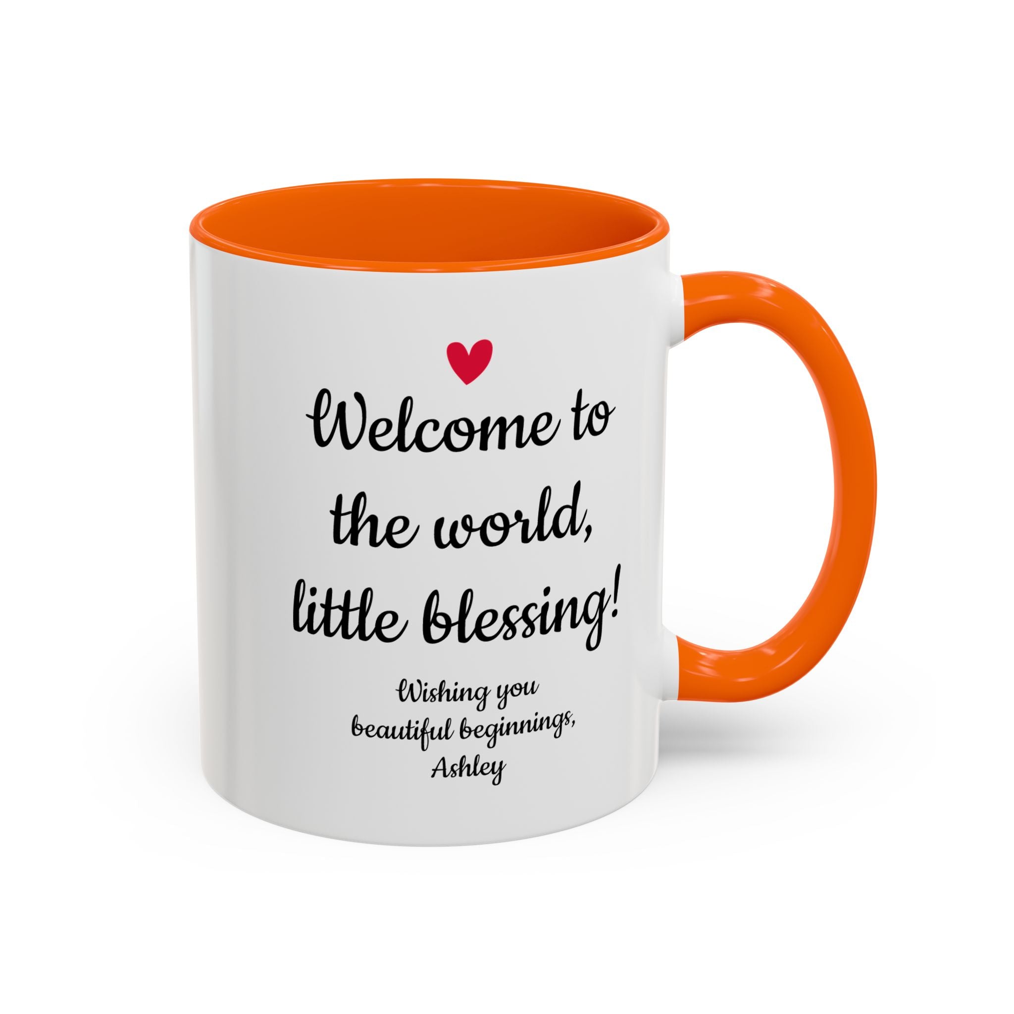 Personalized Newborn Baby Shower Gift Mug