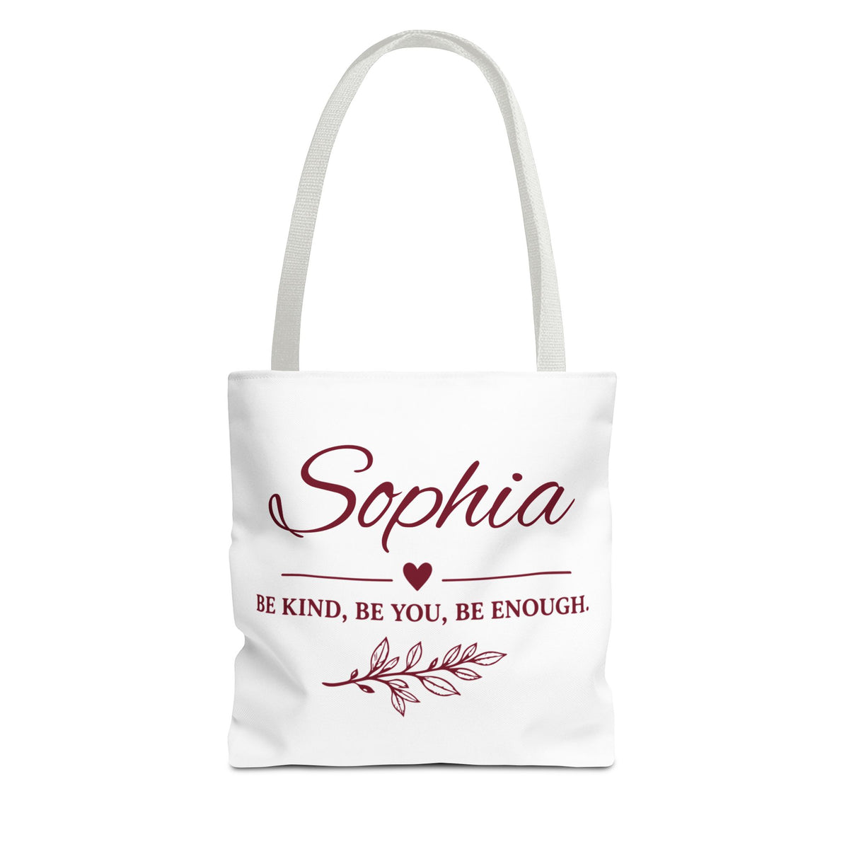 Personalized Name Tote Bag with Quote – view 7