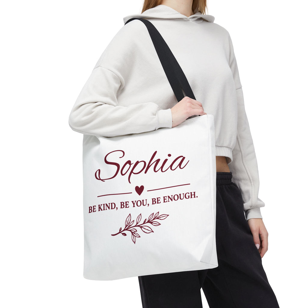 Personalized Name Quote Gift Tote Bag