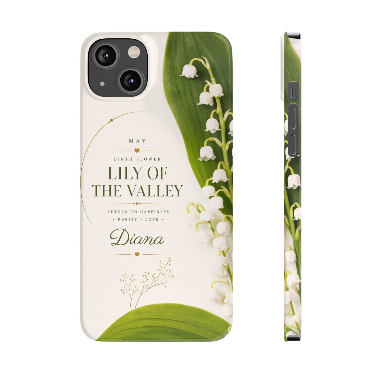 May Birth Flower Phone Case, Lily of Valley – view 8
