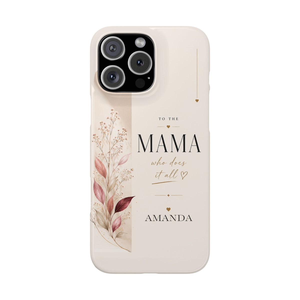 Personalized Mama Phone Case, Floral – view 13