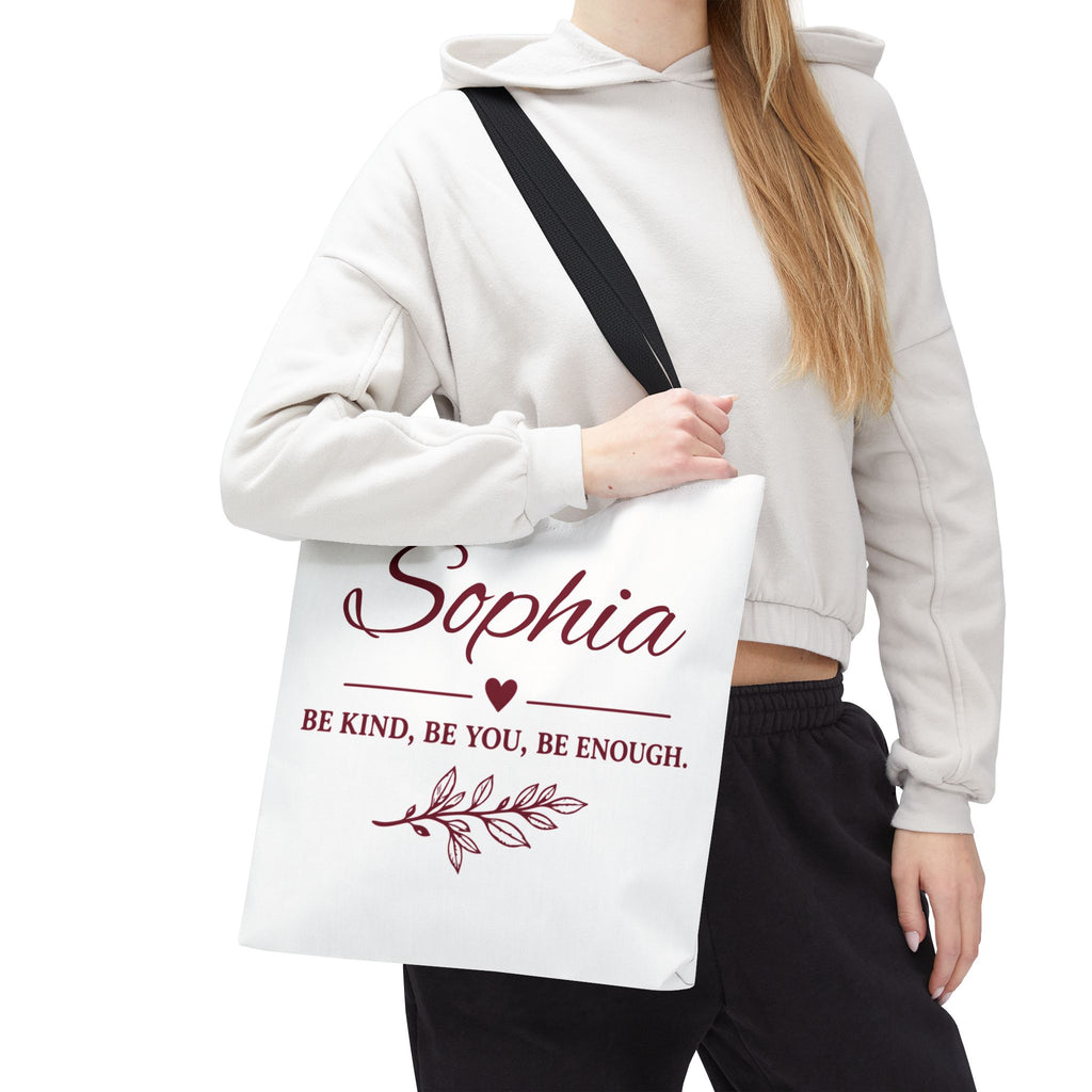 Personalized Name Quote Gift Tote Bag