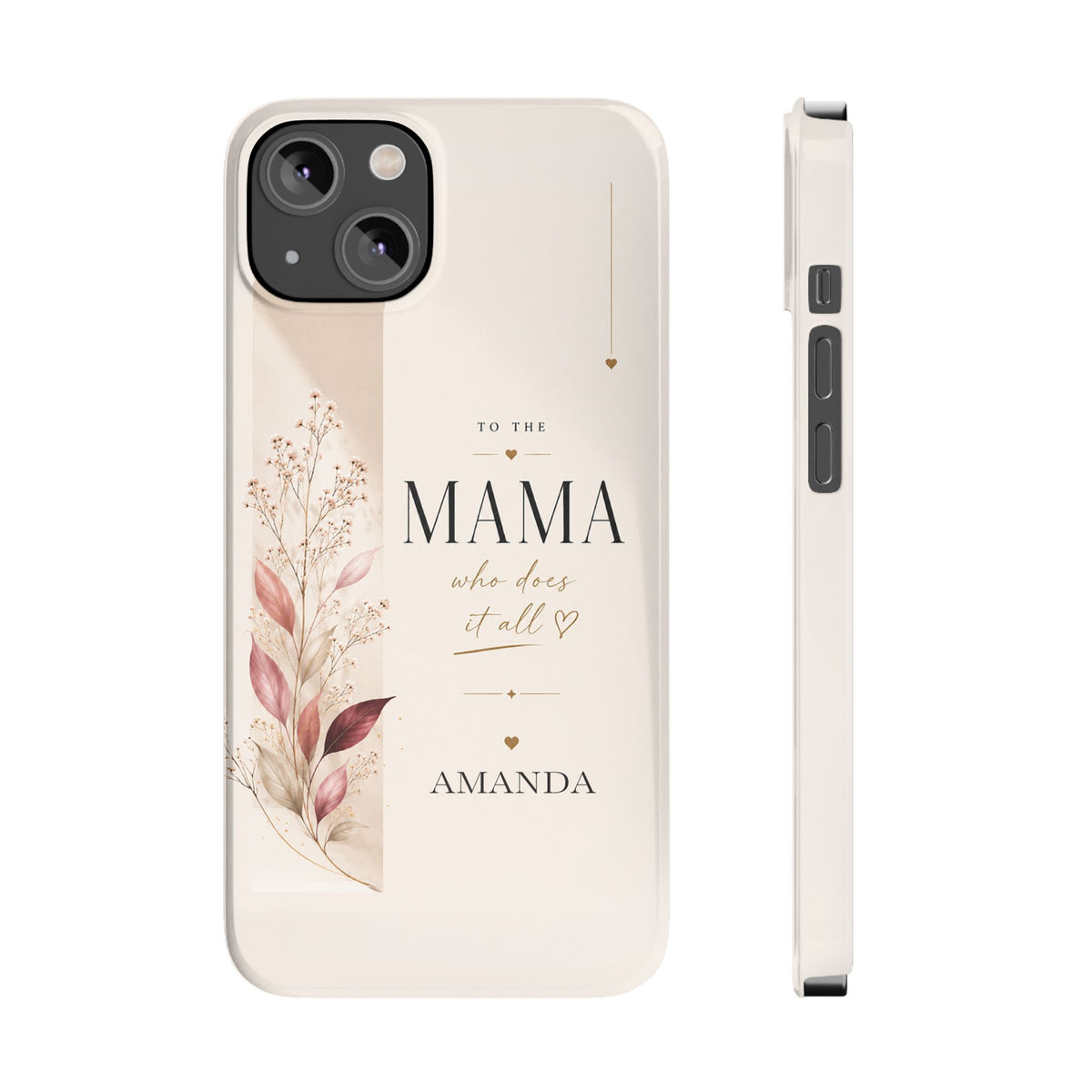 Personalized Mama Phone Case, Floral – view 6