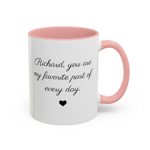 Personalized Couples Custom Name Heartfelt Romantic Gift Mug