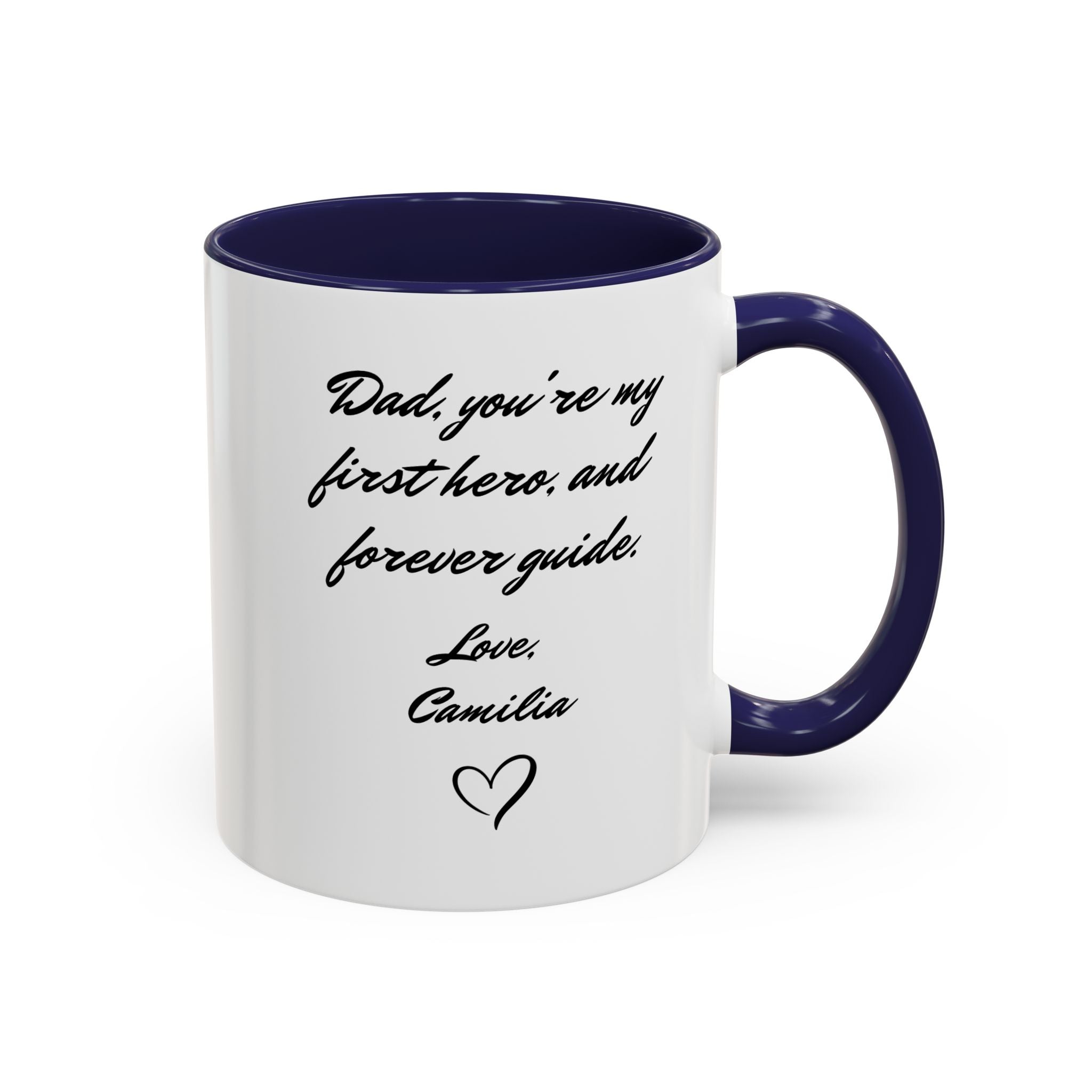 Personalized Father's Day Custom Name Heartfelt Dad Gift Mug