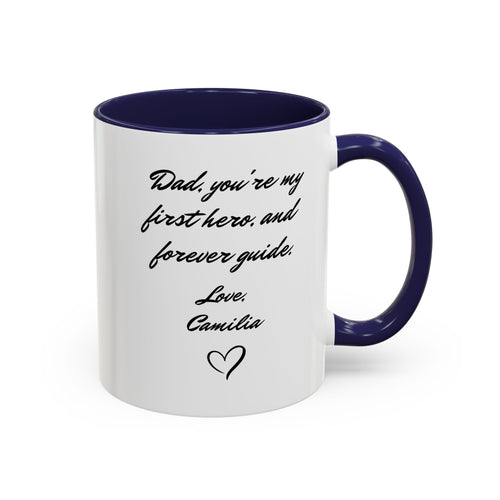 Personalized Father's Day Custom Name Heartfelt Dad Gift Mug