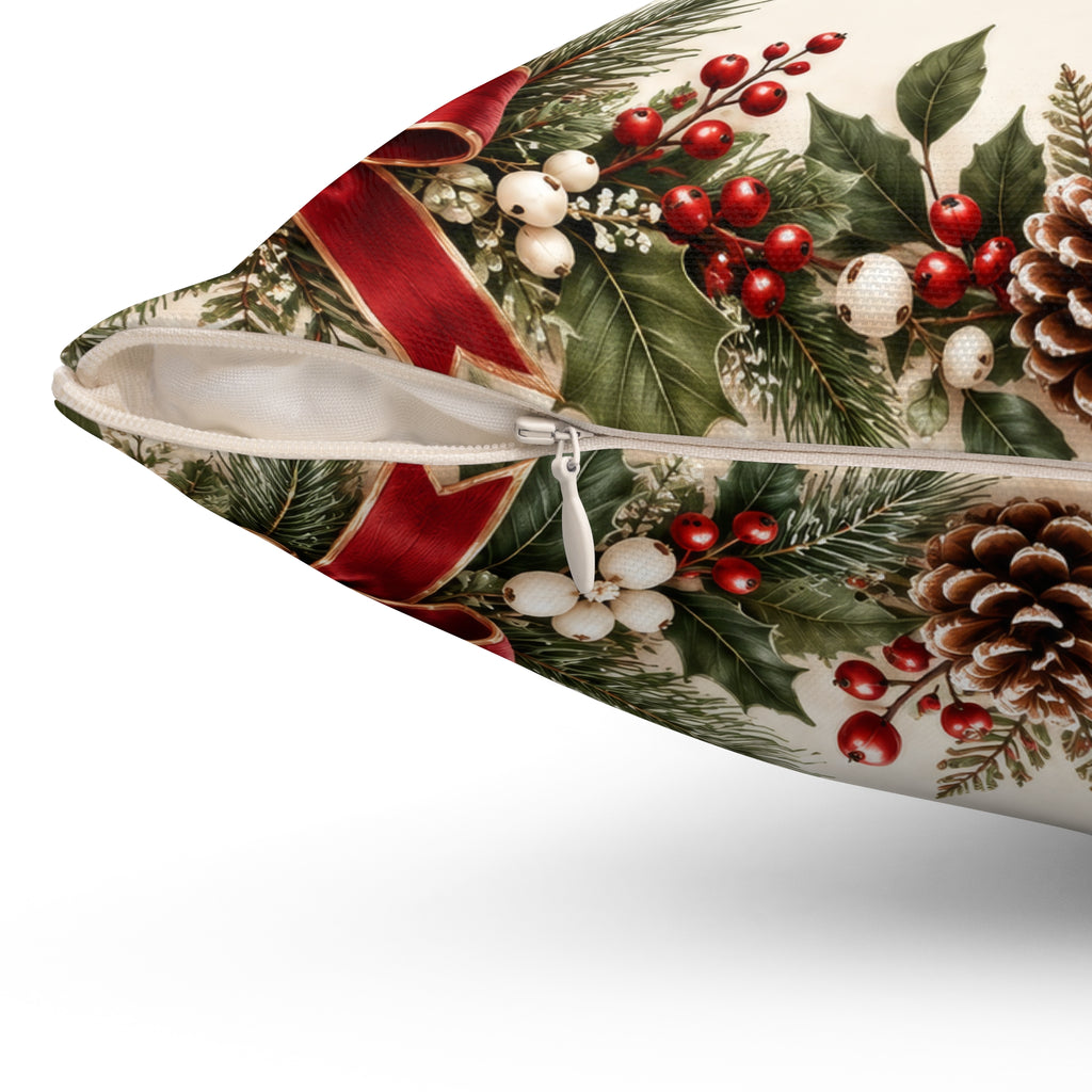 Personalized Christmas Pillow Custom Name Holiday Merry Christmas Gift for Her