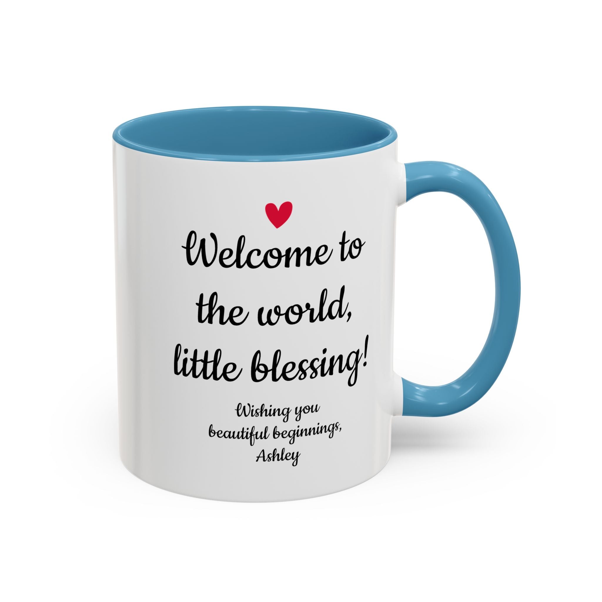 Personalized Newborn Baby Shower Gift Mug