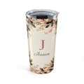 Personalized Christmas Tumbler Custom Initial and Name Gift for Wife or Girlfriend