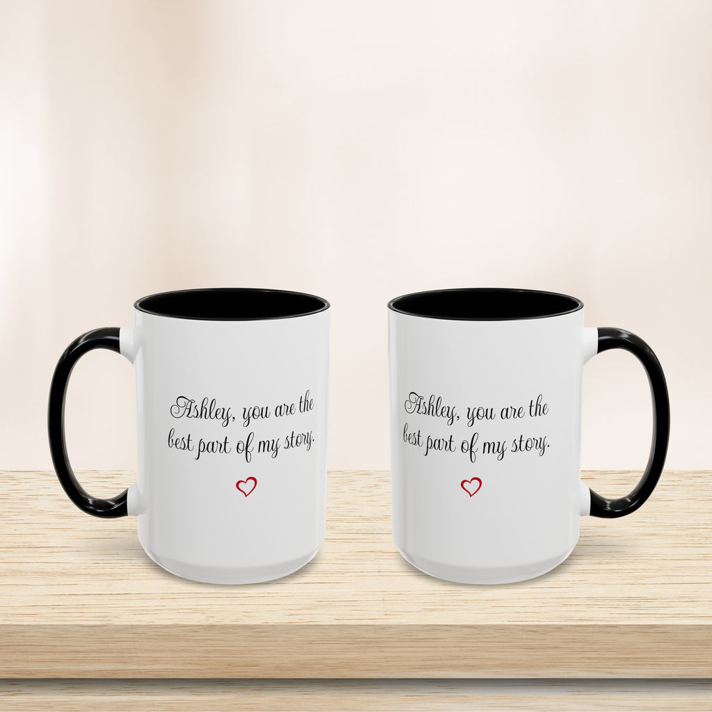 Personalized Wife Romantic Gift for Her Mug