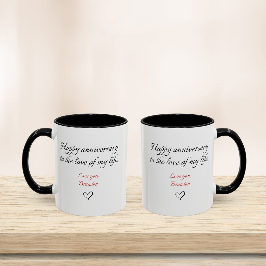 Personalized Anniversary Gift Mug