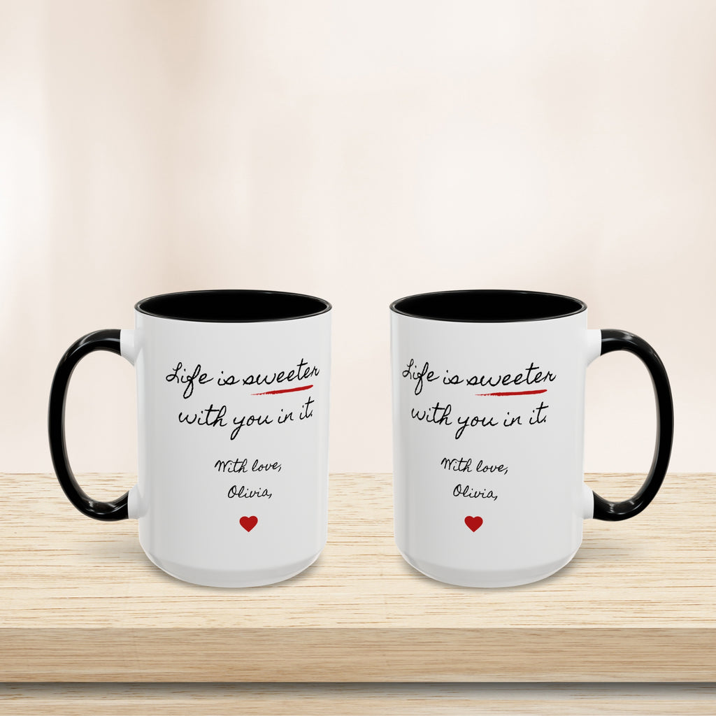 Personalized Gift for Him Romantic Boyfriend Love Gift Mug