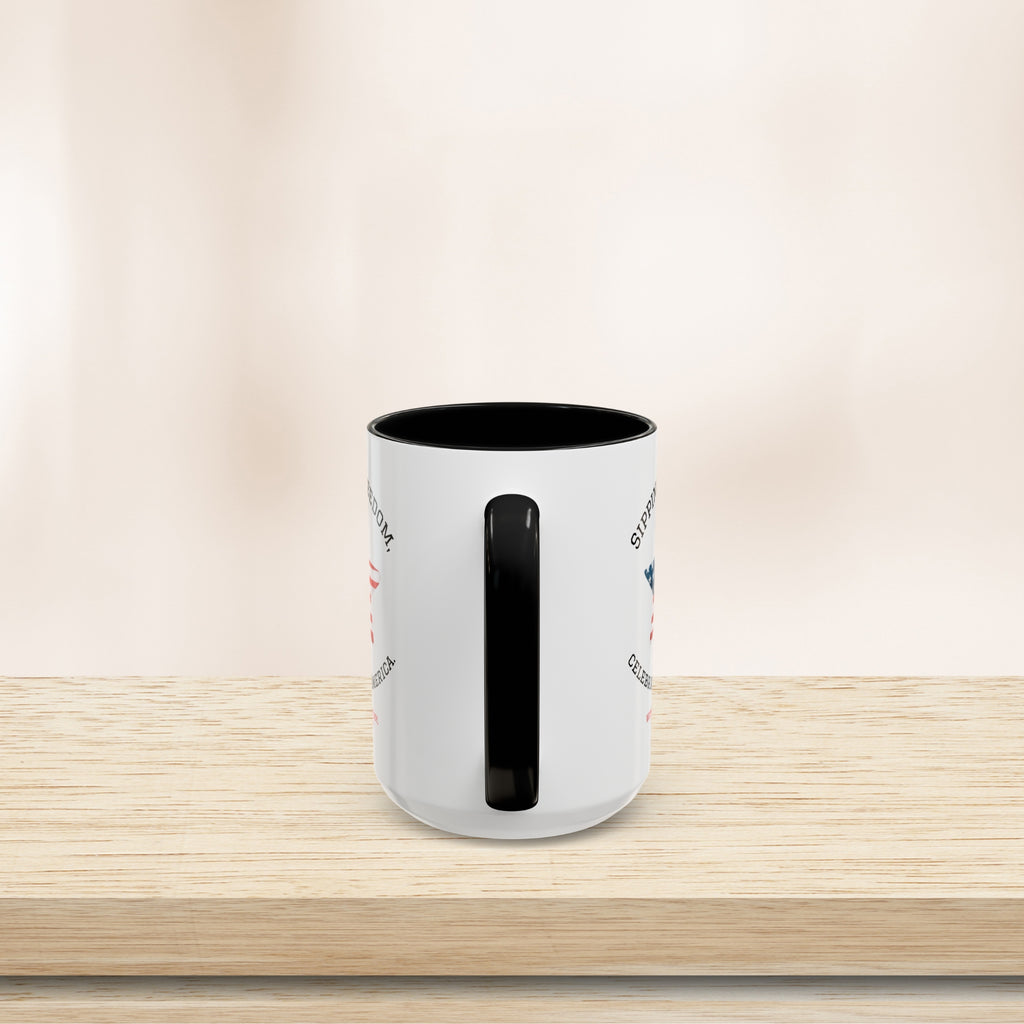 Personalized 4th of July Custom Name Independence Day Patriotic Gift Mug
