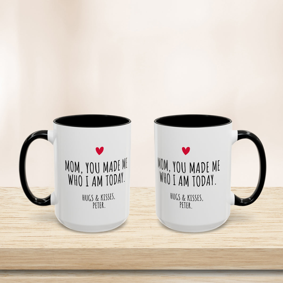Personalized Name Heartfelt Mother's Day Mom Gift Mug