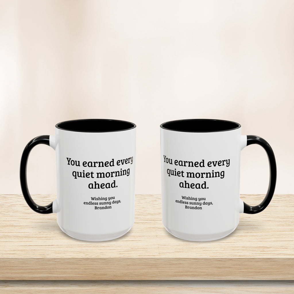 Personalized Thoughtful Retirement Gift Mug