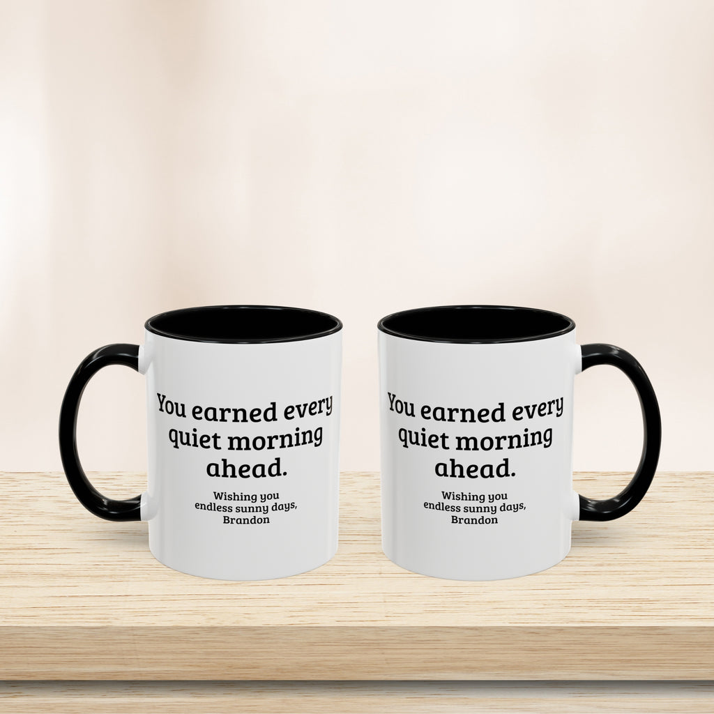 Personalized Thoughtful Retirement Gift Mug