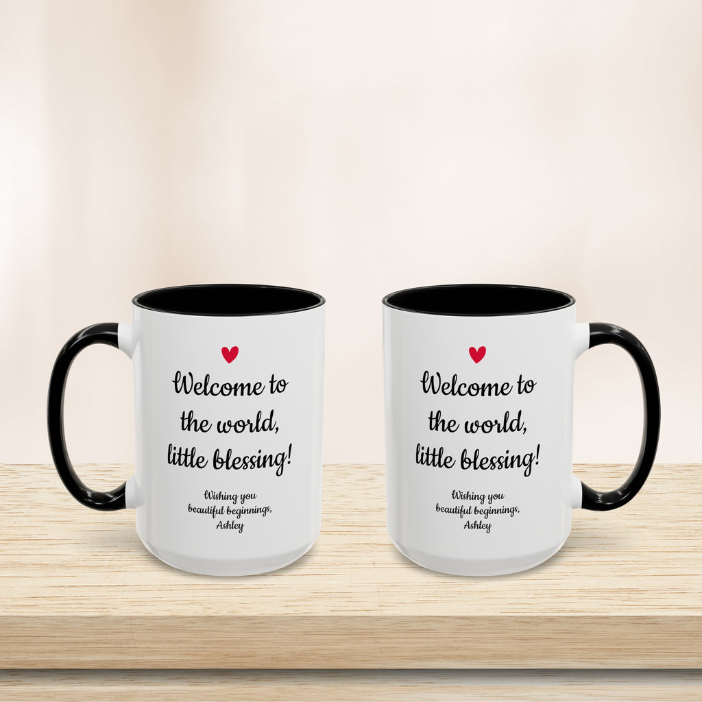 Personalized Newborn Baby Shower Gift Mug