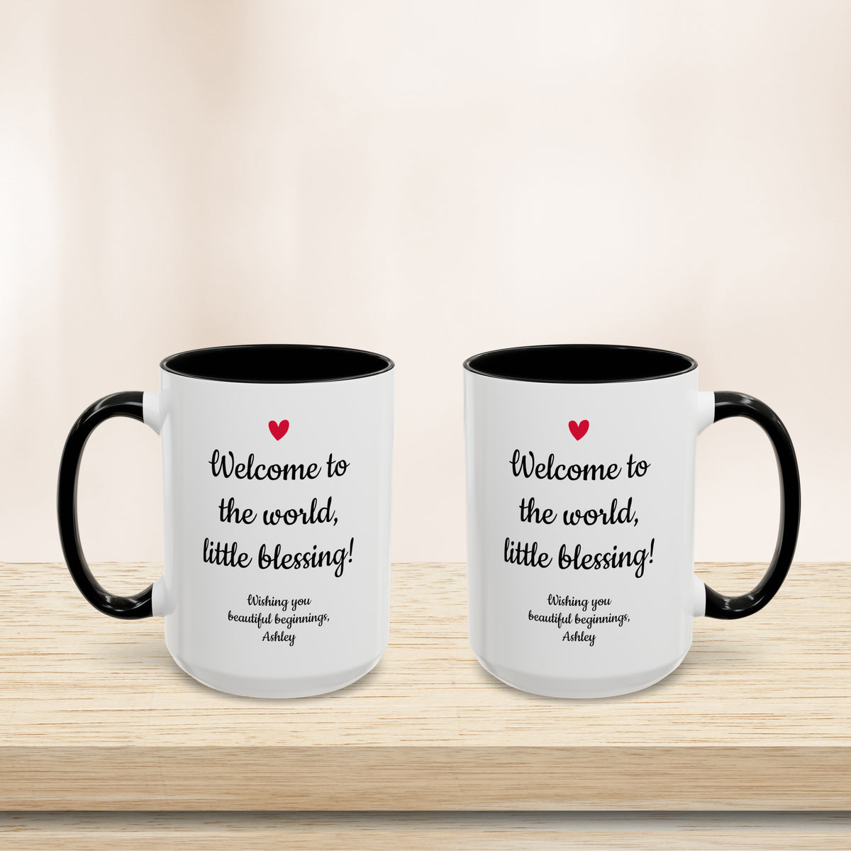 Personalized Newborn Baby Shower Gift Mug