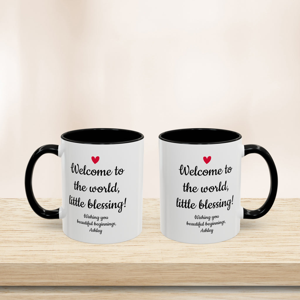 Personalized Newborn Baby Shower Gift Mug