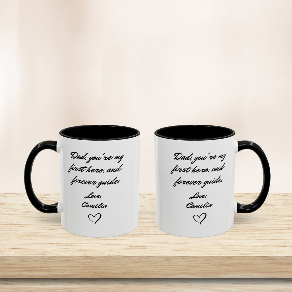 Personalized Father's Day Custom Name Heartfelt Dad Gift Mug